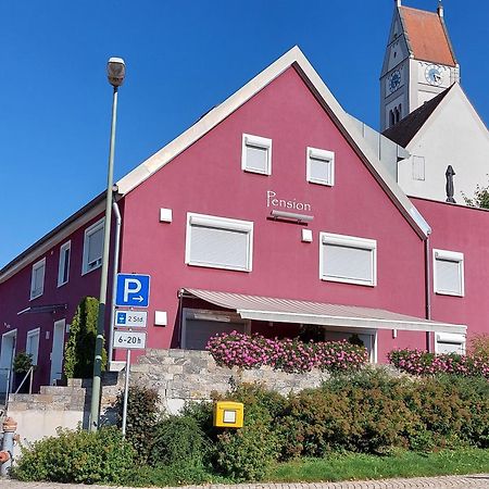 Pension Am Kirchberg Wehringen Bagian luar foto
